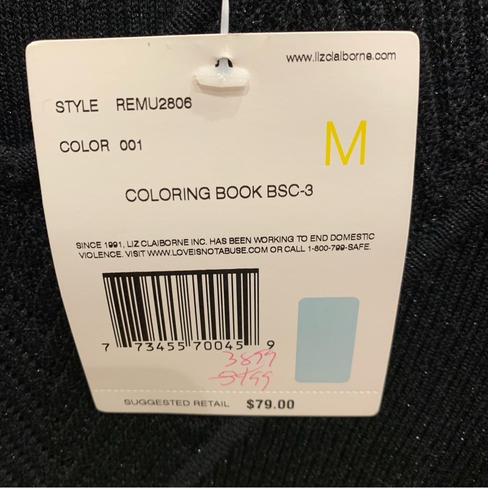 Liz Claiborne Women's Sweater, Size‎ Medium, New With Tags! - Picture 6 of 11